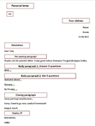 Personal letter
